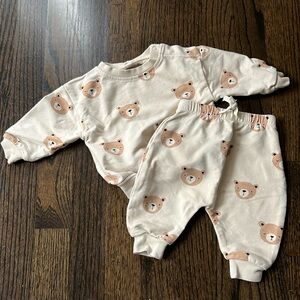 Quincy Mae bear terry set